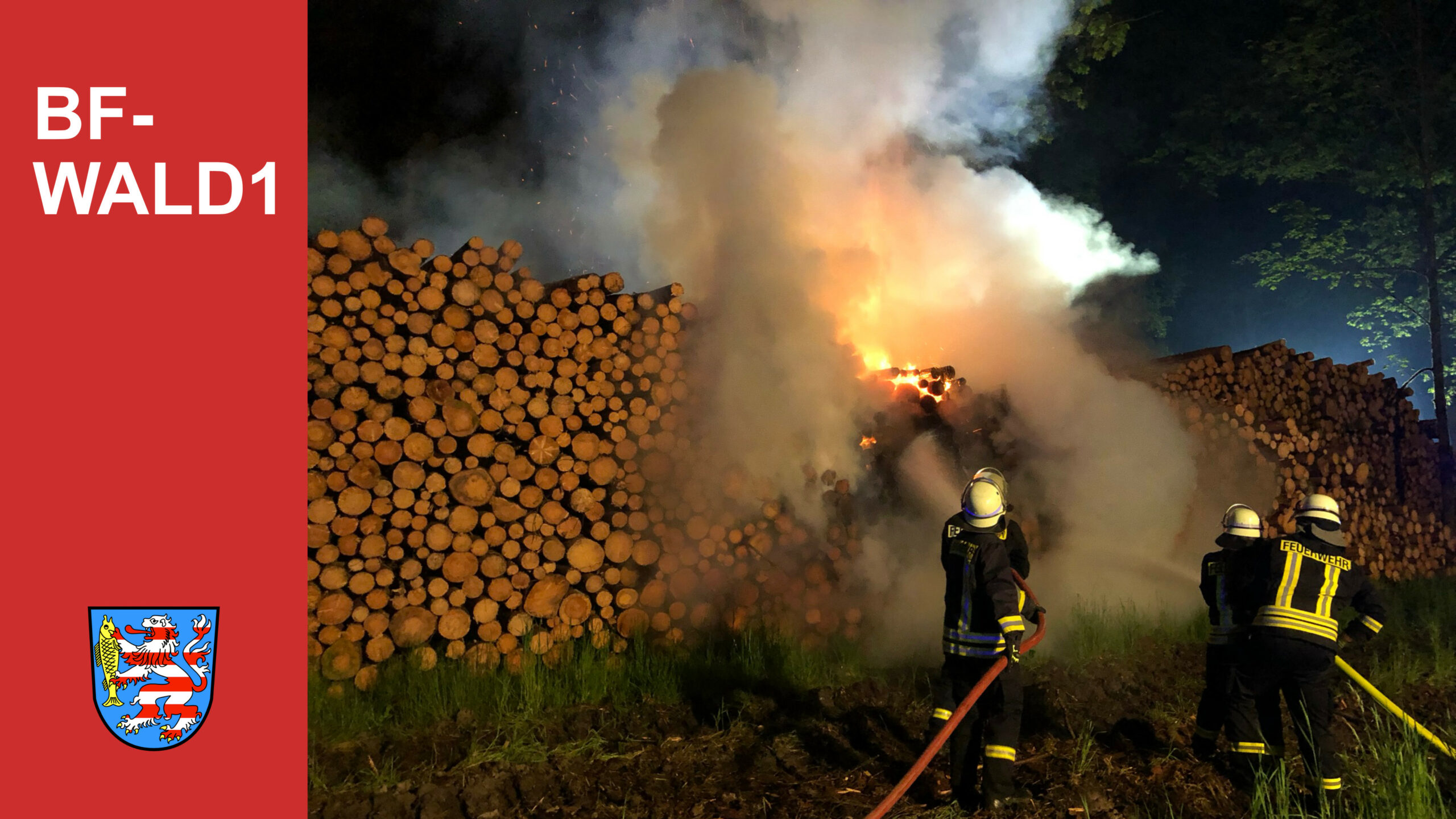 Einsatz, Holzstapelbrand 04.06.2021
