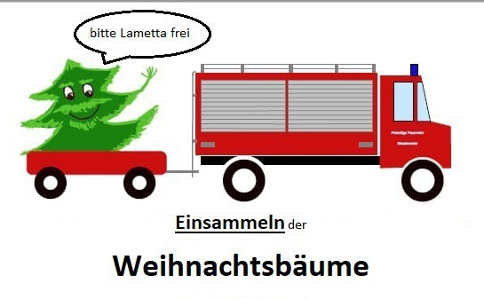 Weihnachtsbäume einsammeln 2024